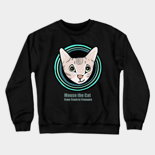 Mouse the Cat Crewneck Sweatshirt by Mouse the Cat 